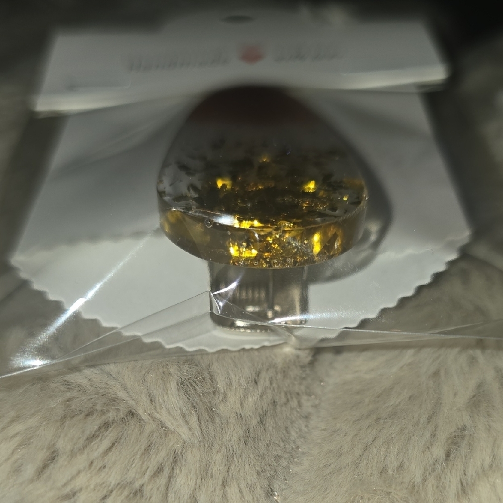 Chic Gold and Brown Hair Clip - Picture 4 of 5